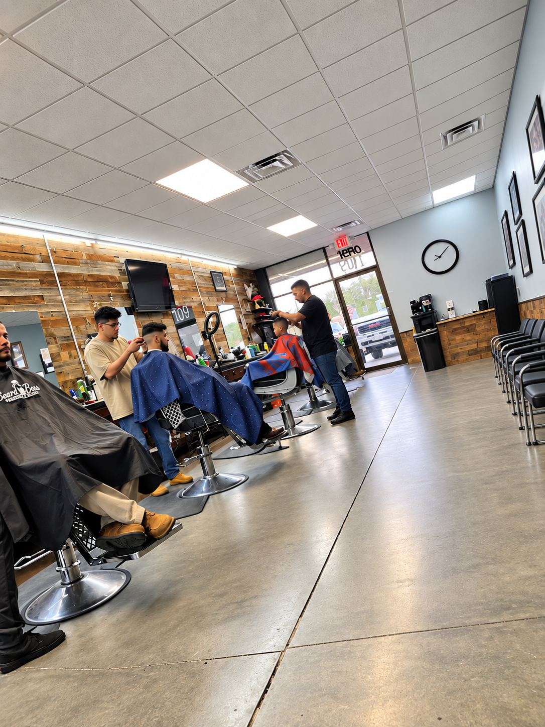 Beard Boss Barbershop – Rockwall — barber action