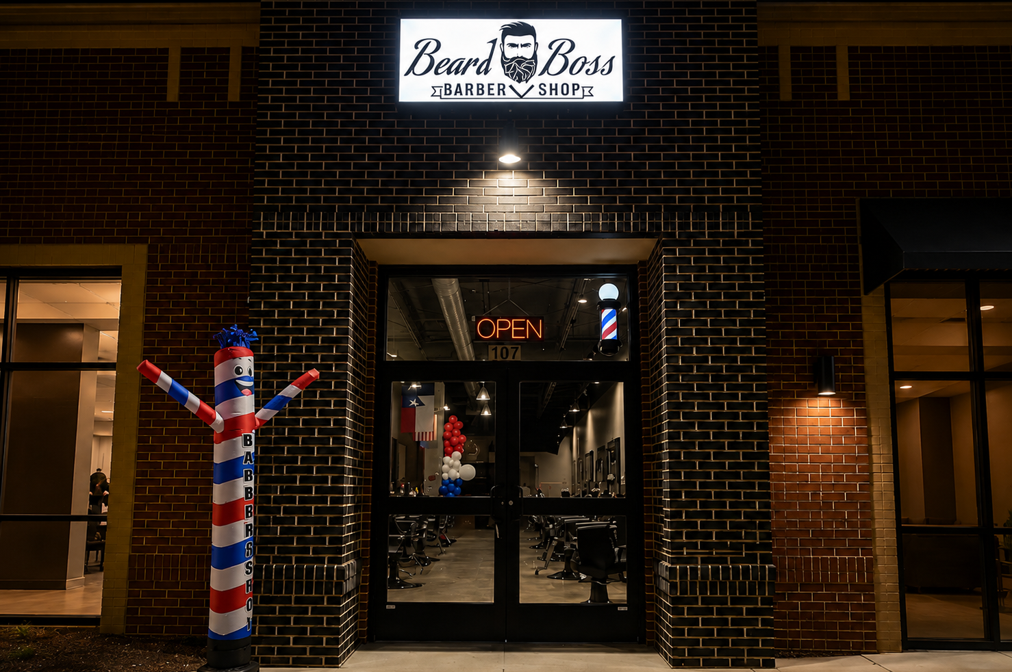 Beard Boss Barbershop – Heath storefront