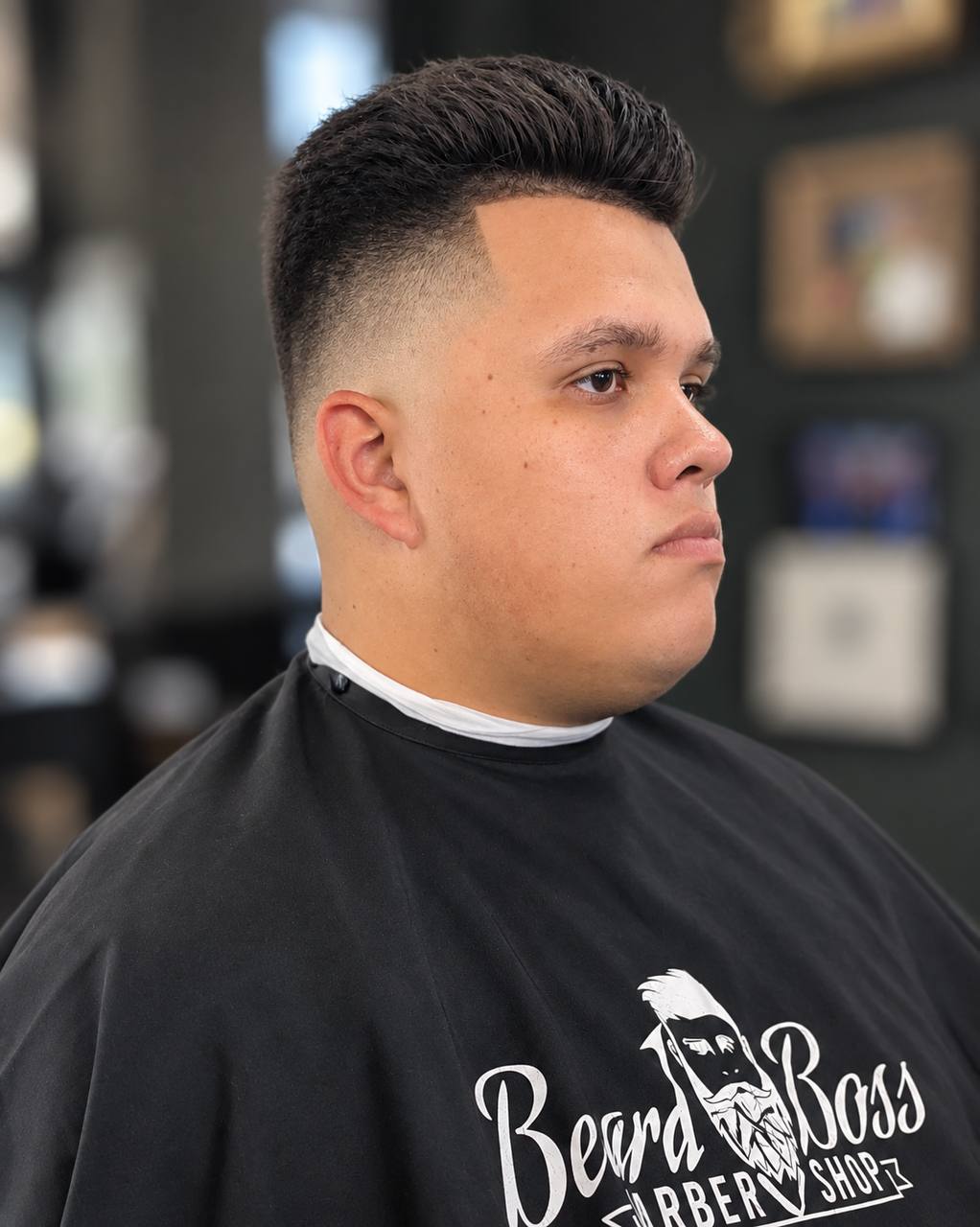 Beard Boss Barbershop — high taper fade haircut