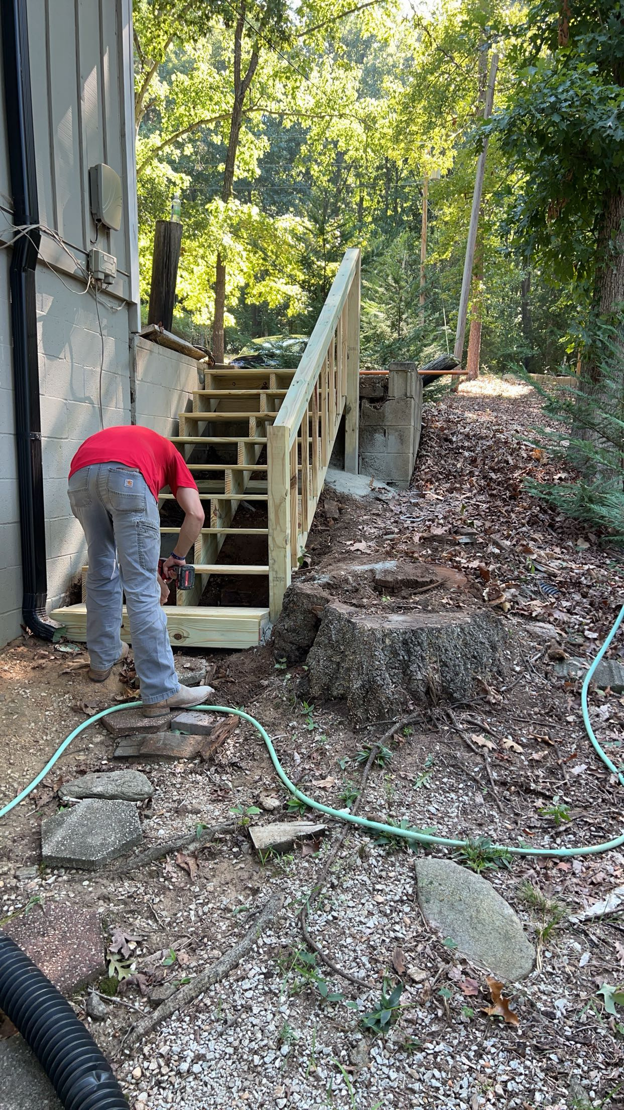 Exterior staircase project photo 2 by Limitless Construction Services