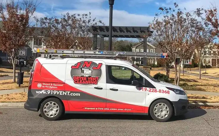 JNJ Dryer Vent Cleaning Van