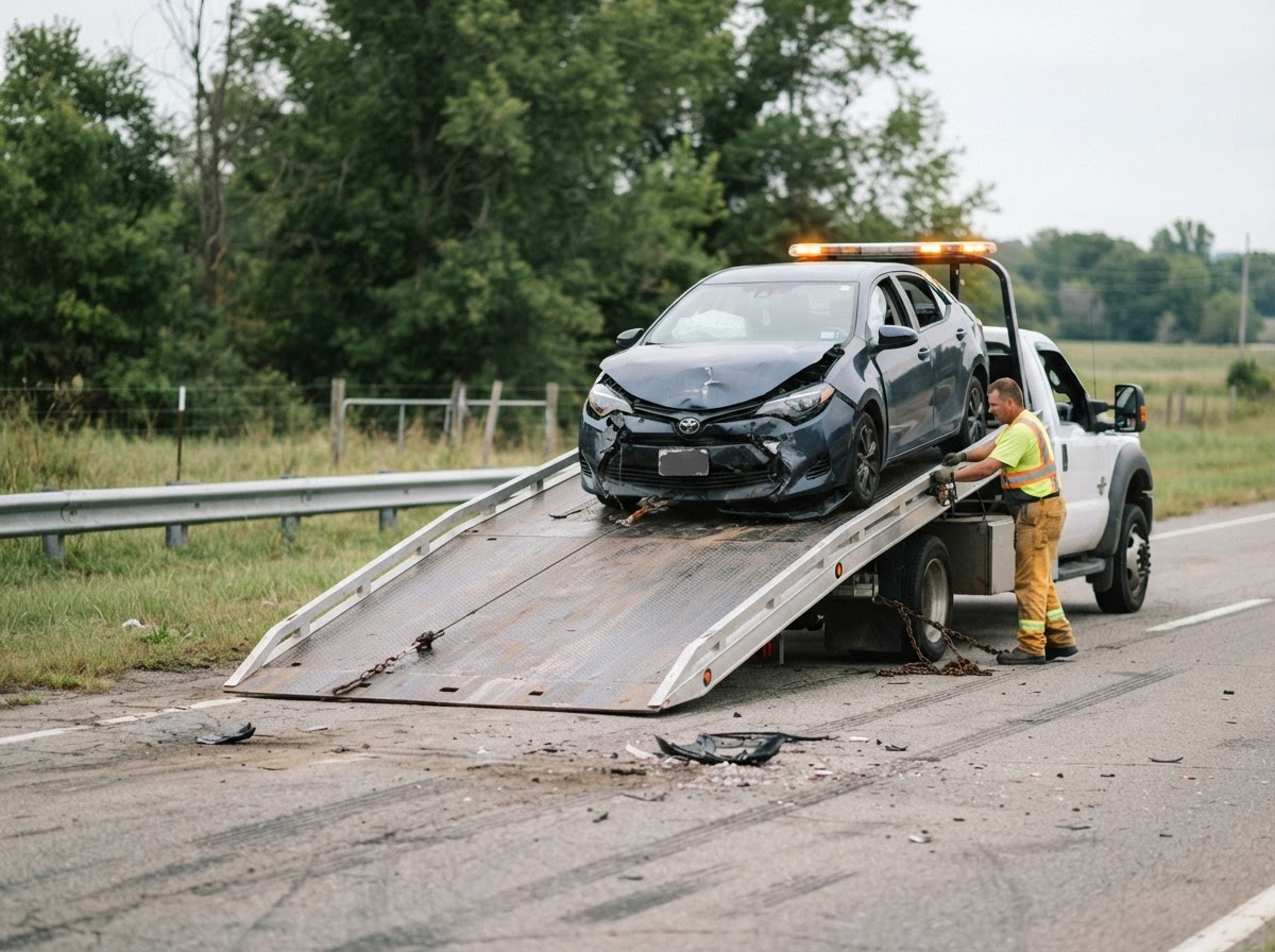 Third-Party Towing Coordination at AutoShield Collision Center