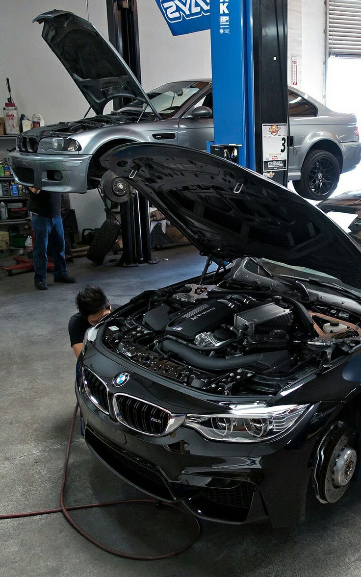 Freshly painted car undergoing precision auto body repair at AZ Auto Repair in Houston