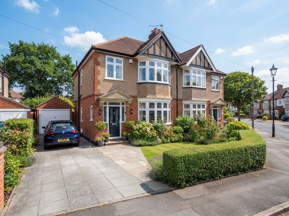 Typical UK semi-detached home