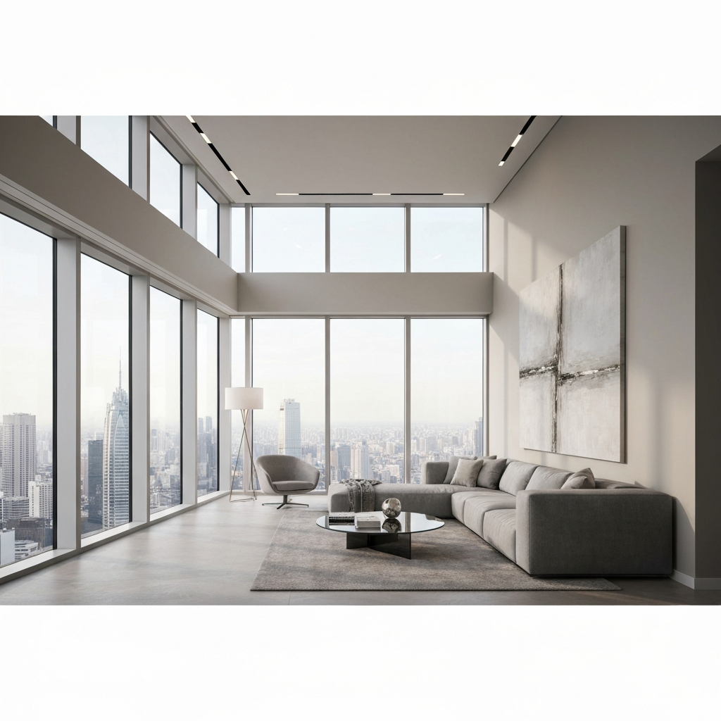 Modern luxury apartment interior