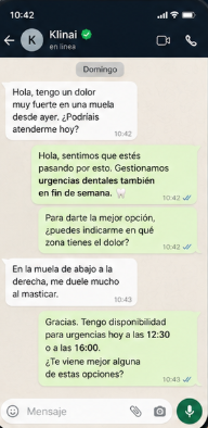 Fuera de horario — Domingos y festivos