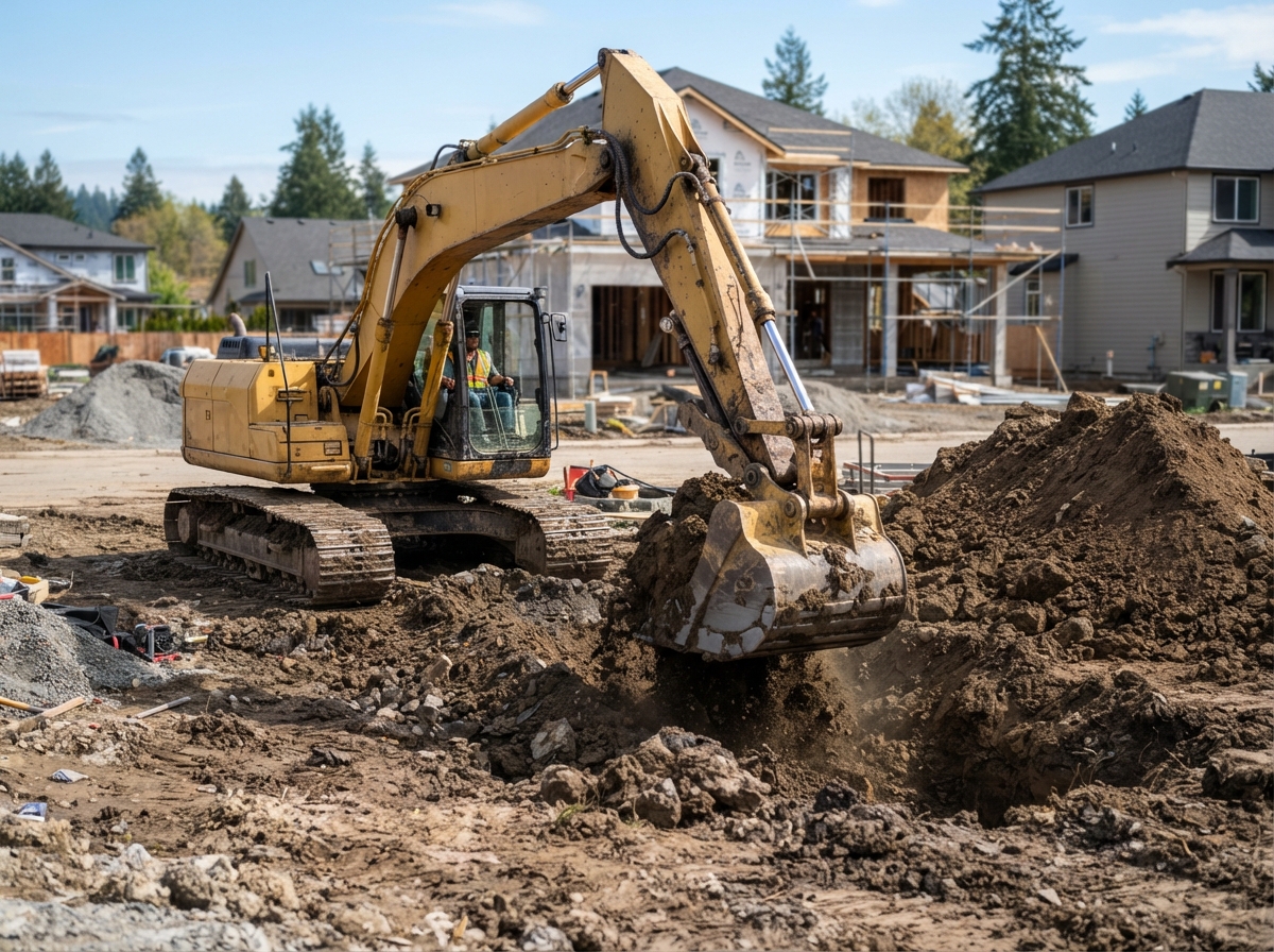 Residential Excavation - Breaking Ground Clearing & Grading