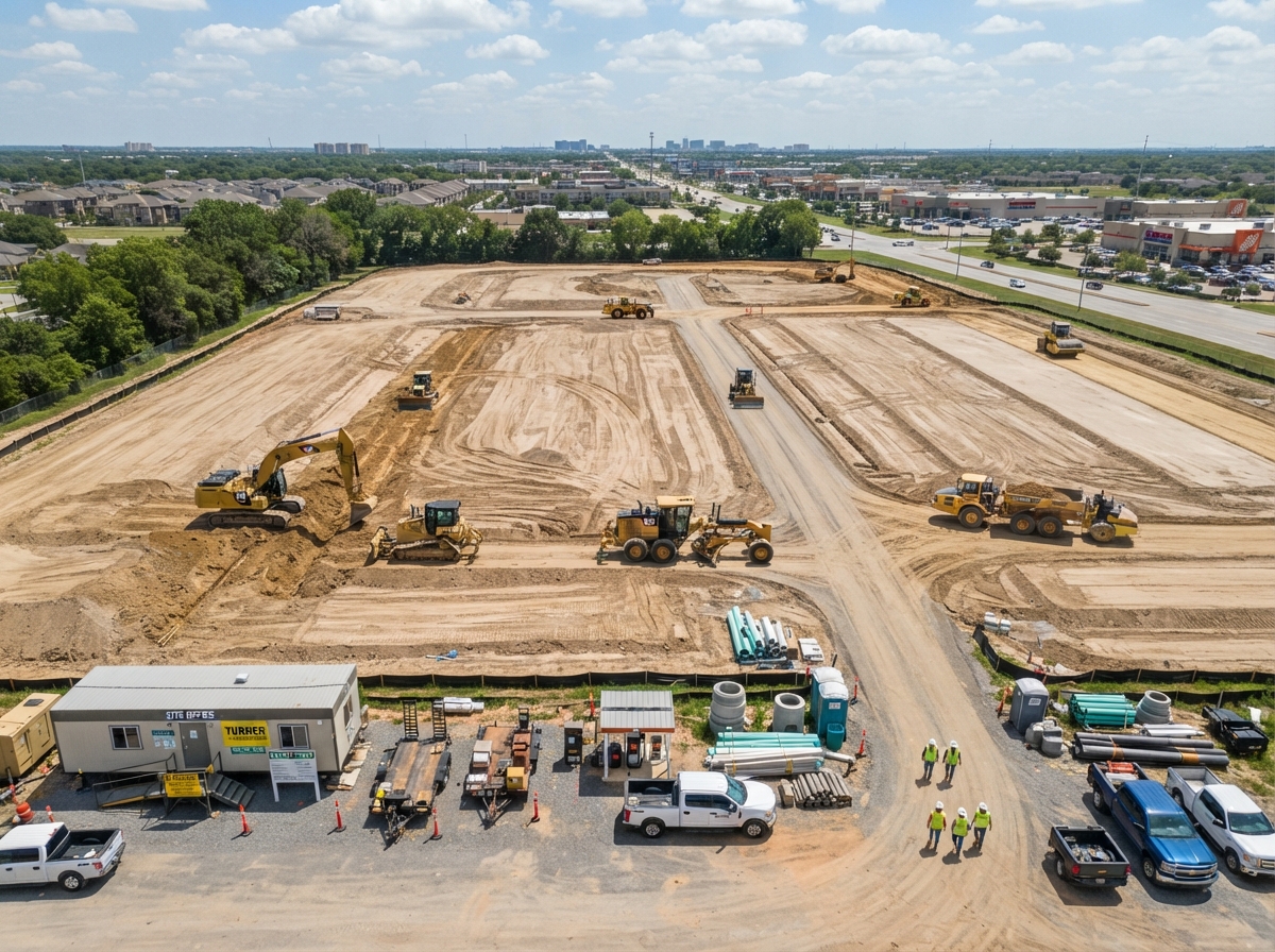 Commercial Site Preparation - Breaking Ground Clearing & Grading
