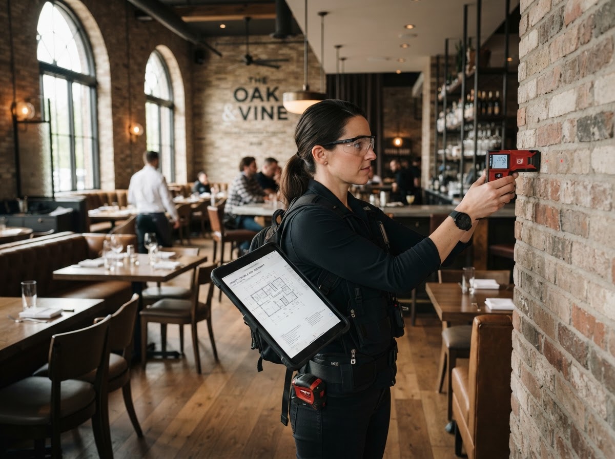 Plan des lieux — permis d'alcool