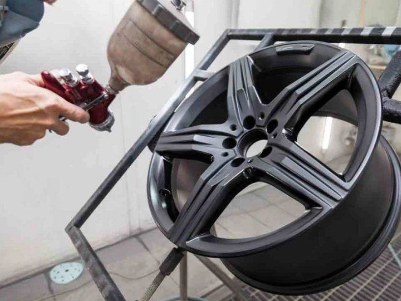 Cosmetic wheel repair at Cleveland Rim Repair