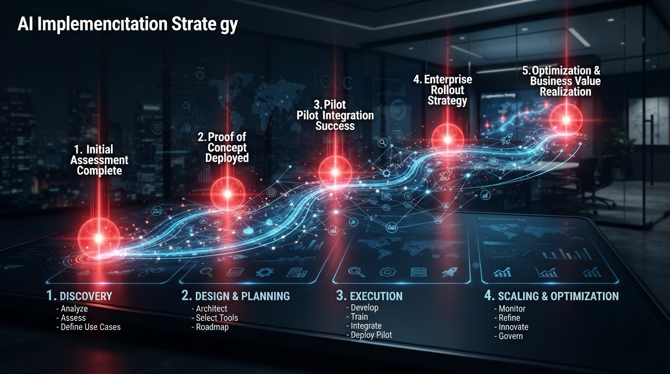 AI Implementation: From Pilot to Production Without Failing — featured illustration