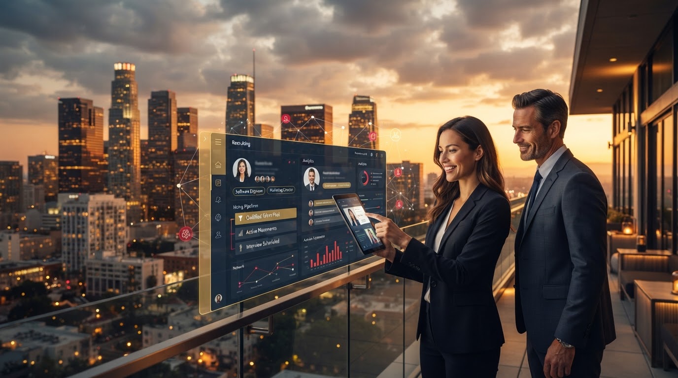 Los Angeles Executive Recruiters & AI Automation: Ventry Group's Local Advantage — featured illustration