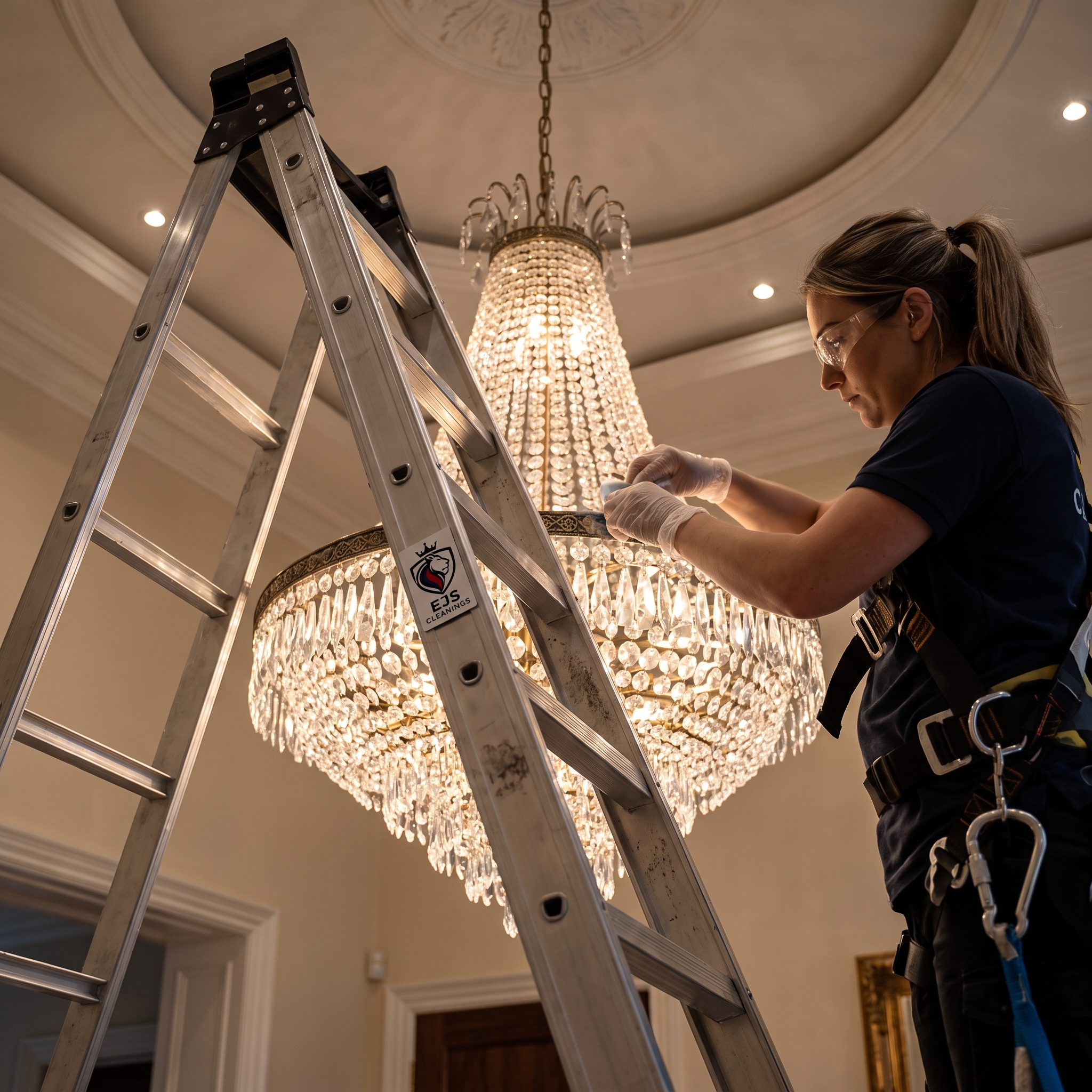 Chandelier detailing