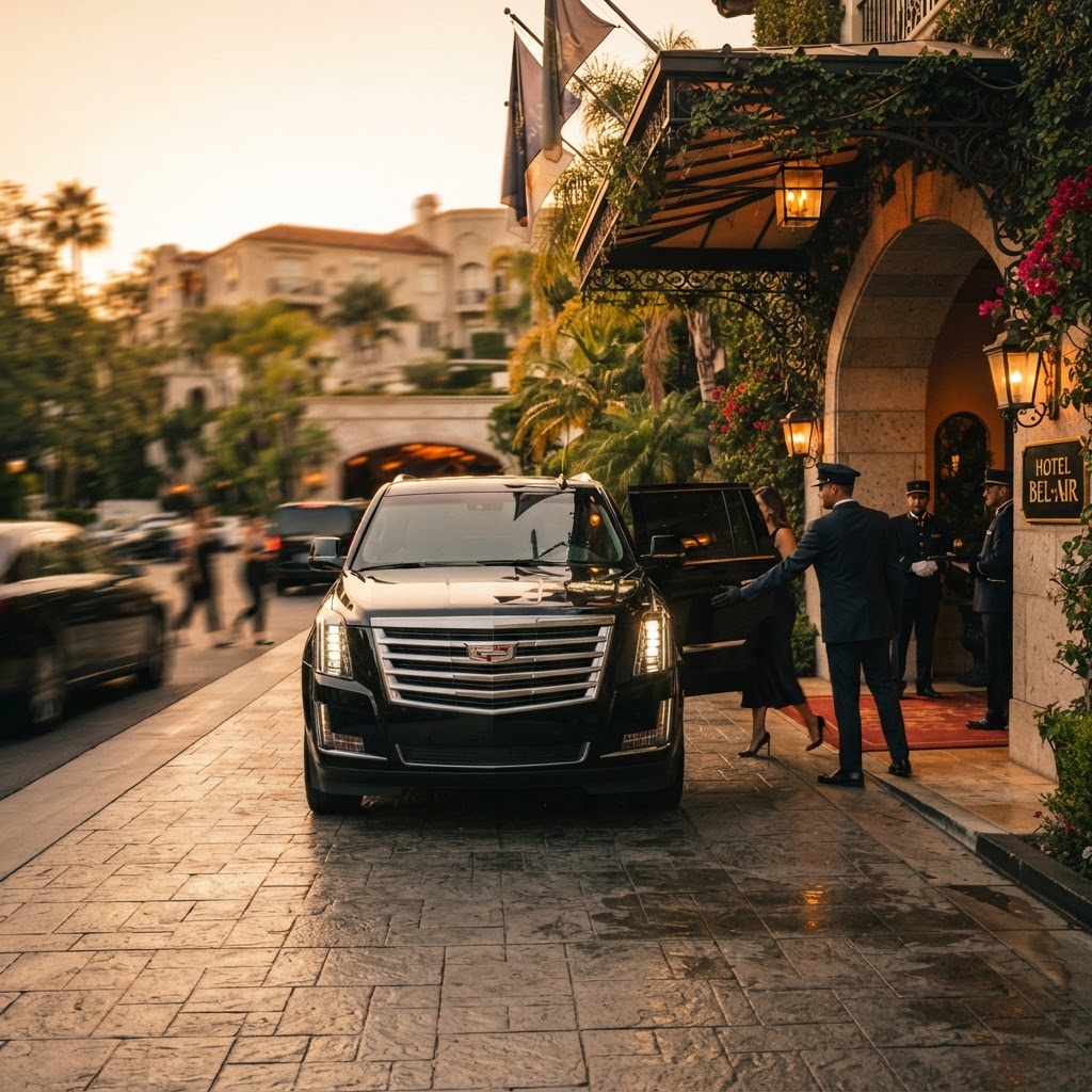 Black-car transportation, worldwide.