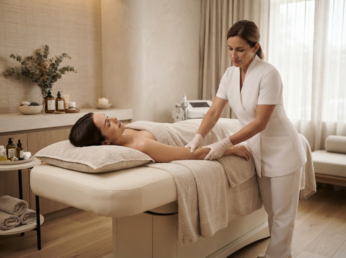 Lymphatic massage at The Mila MedSpa in Fort Lauderdale