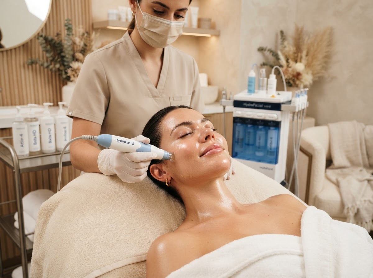 HydraFacial treatment at The Mila MedSpa in Fort Lauderdale