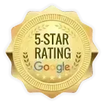 Google 5-Star Rating Badge