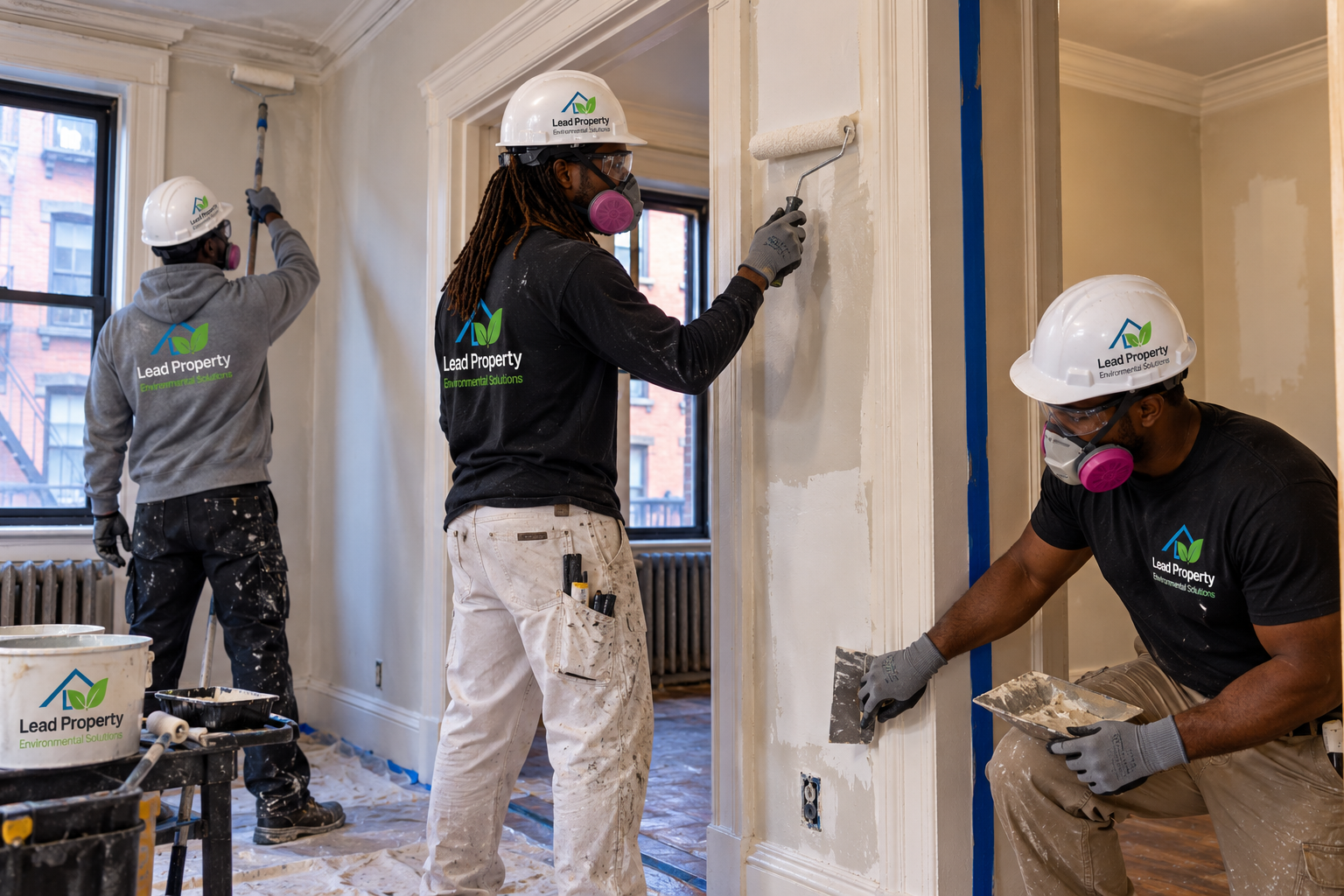 Renovation & Painting performed by a certified Lead Property & Environmental Solutions technician