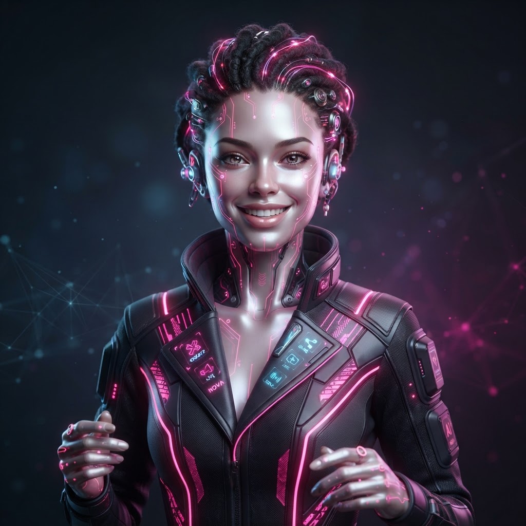 Social Media Creator — AI humanoid agent profile
