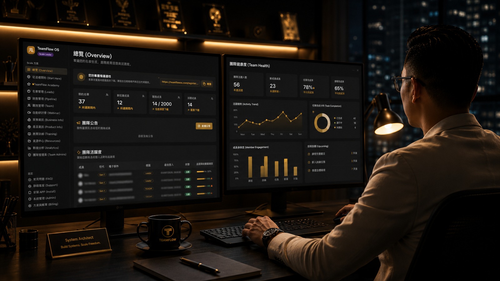TeamFlow OS Dashboard