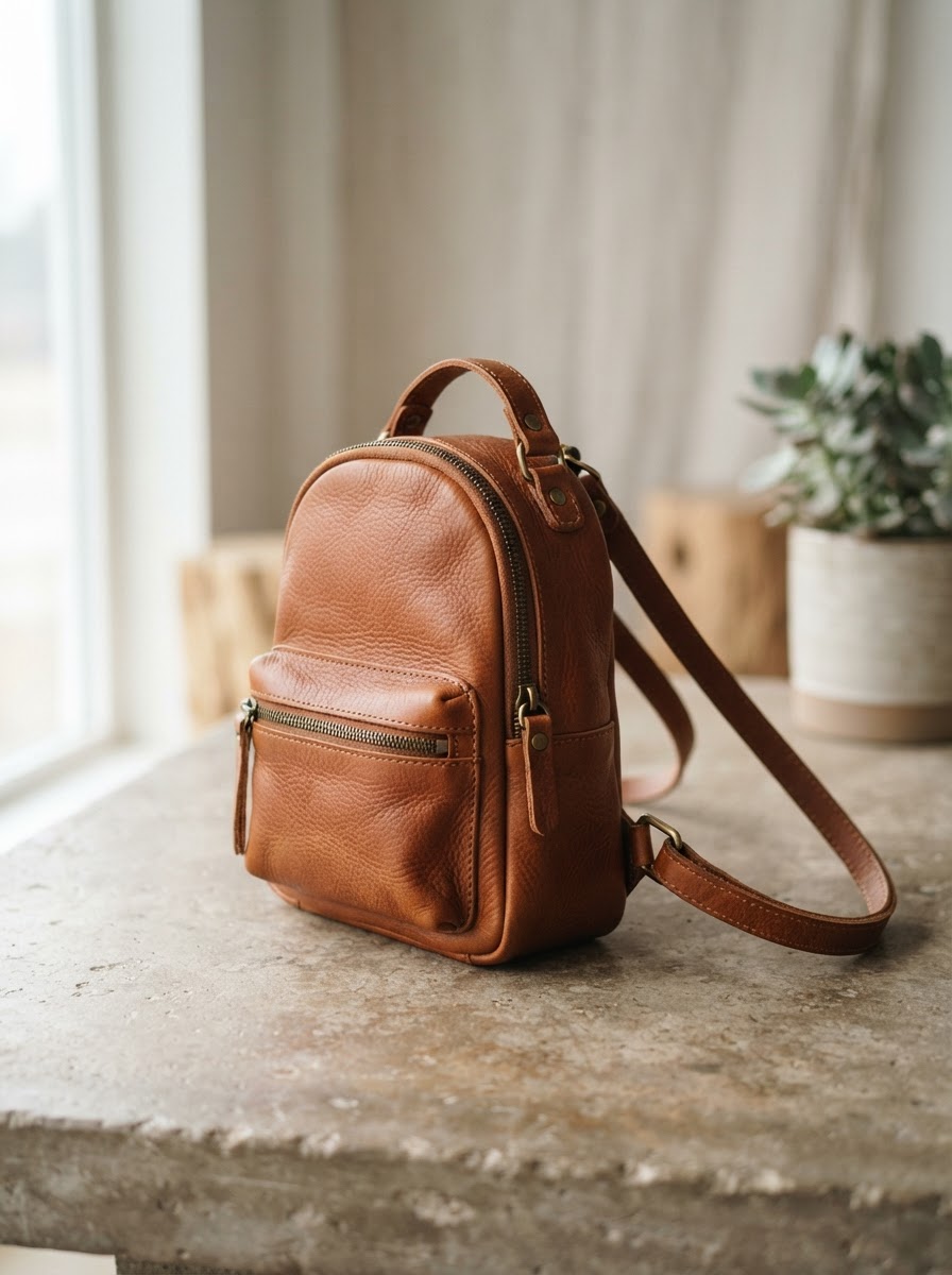 Mini backpack purse