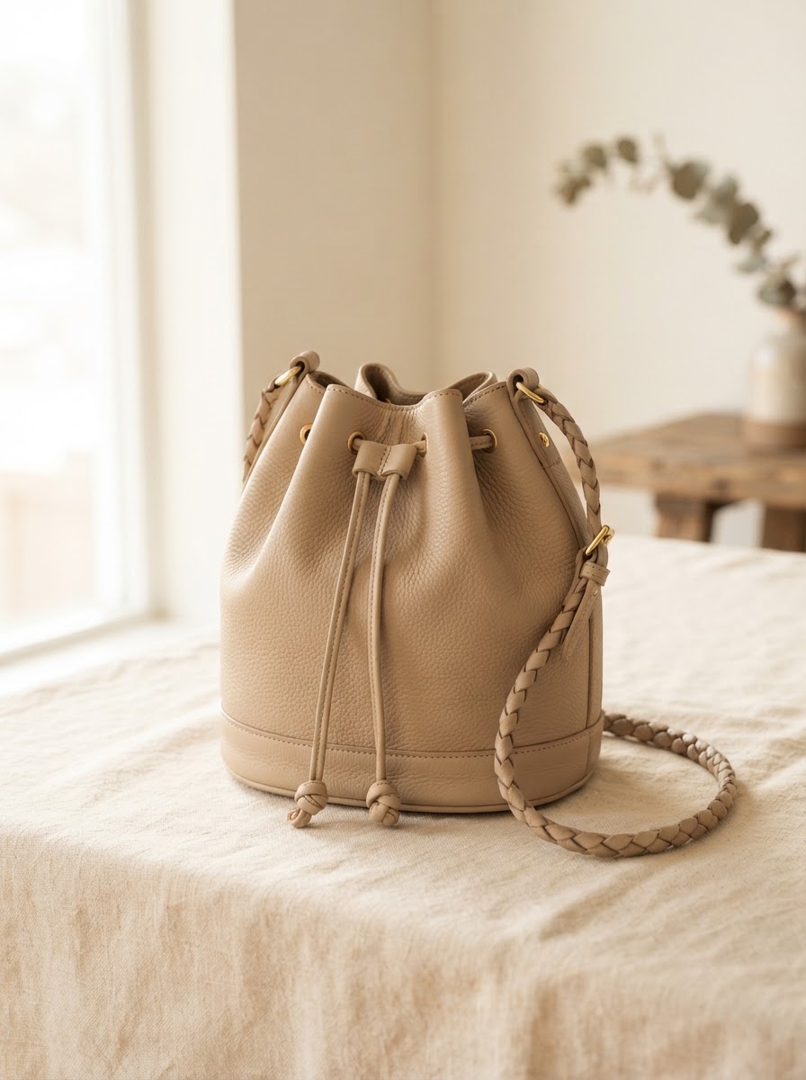Bucket bag, neutral