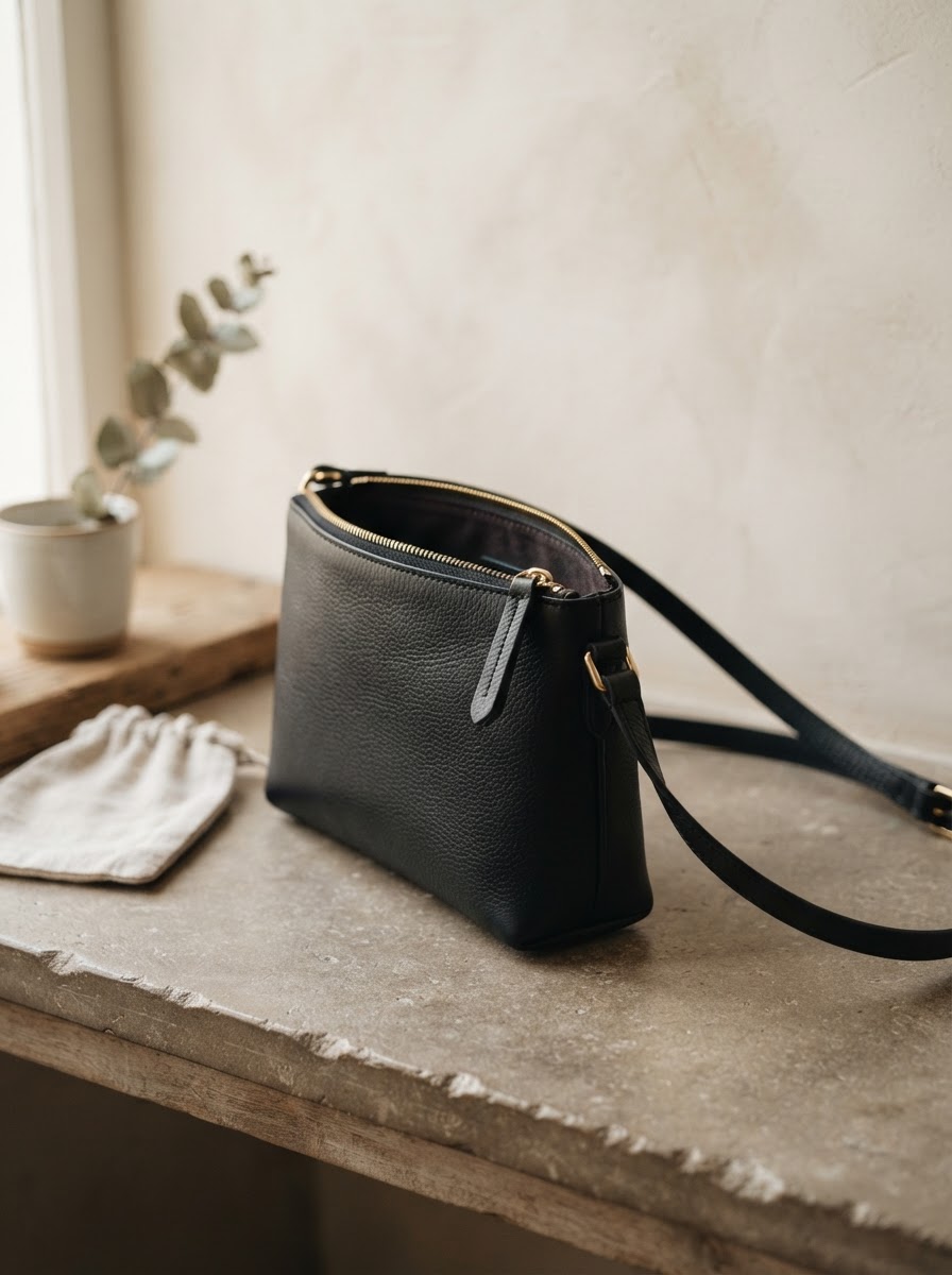 Zip-top crossbody