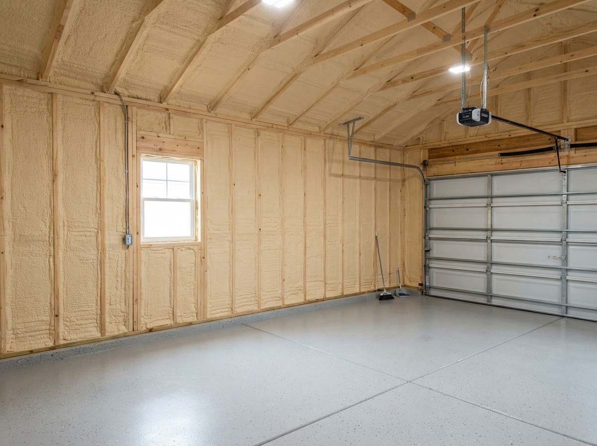 Garage spray foam insulation near Wilmington NC