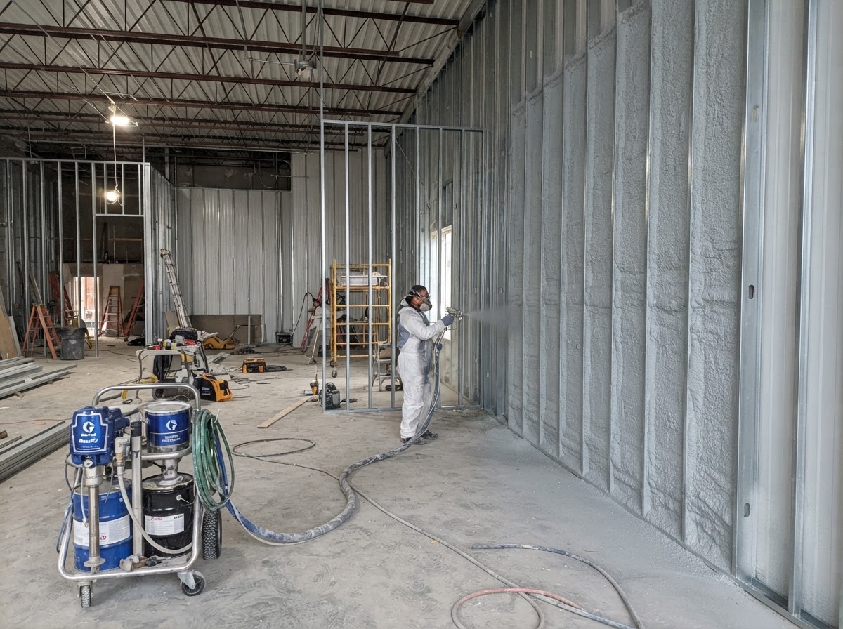 Commercial spray foam insulation near Wilmington NC