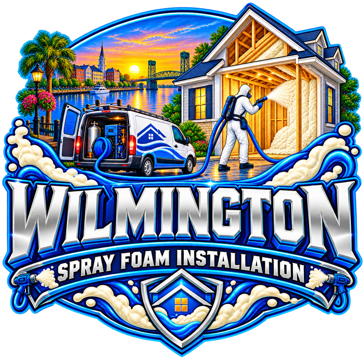 Wilmington Spray Foam Installation Logo