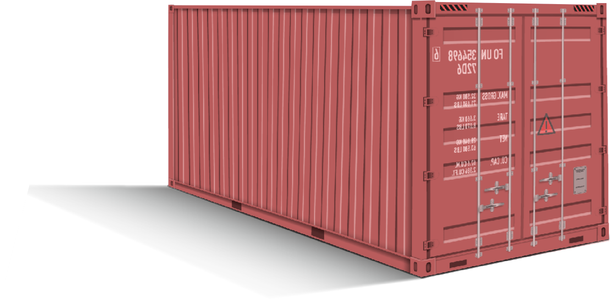 10X Red Storage Container