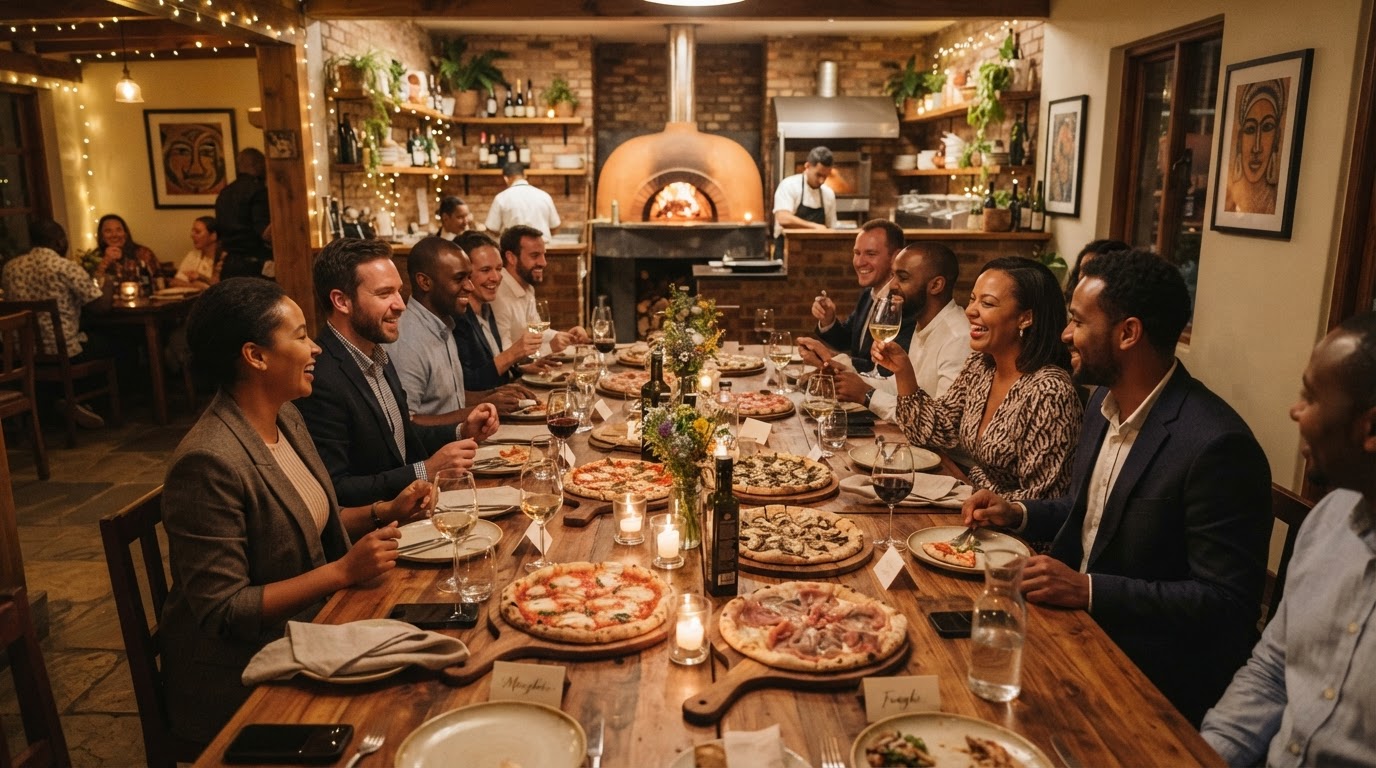 Private dining event at The Pizzeria Nairobi