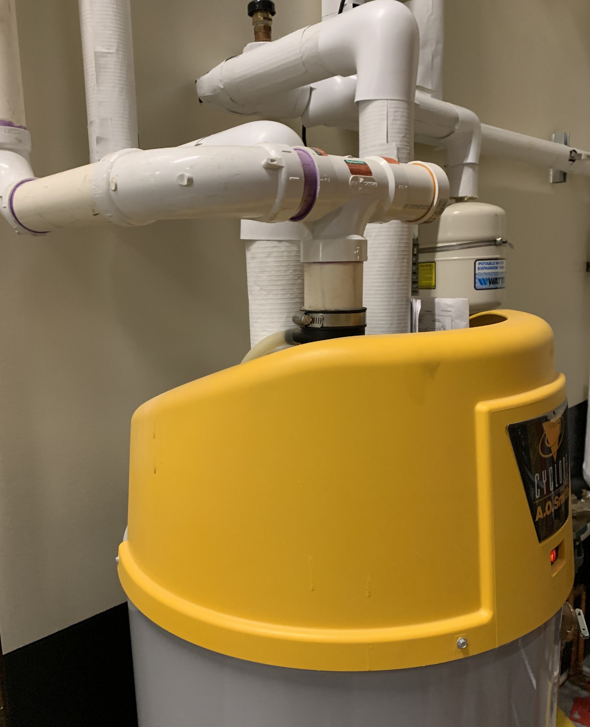 High-efficiency water heater and venting installation by Aurora Plumbing in Glendale, AZ