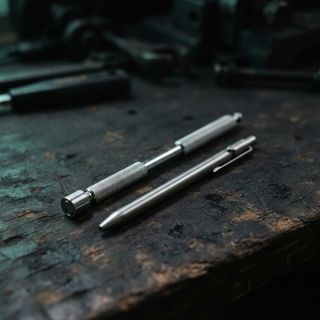 under-25 still life: Magnetic pickup tool