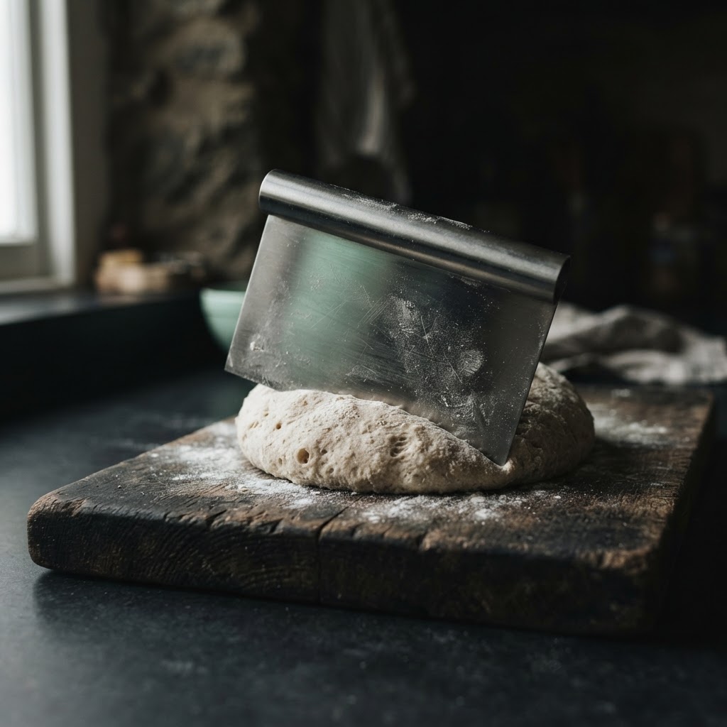 kitchen still life: Bench scraper