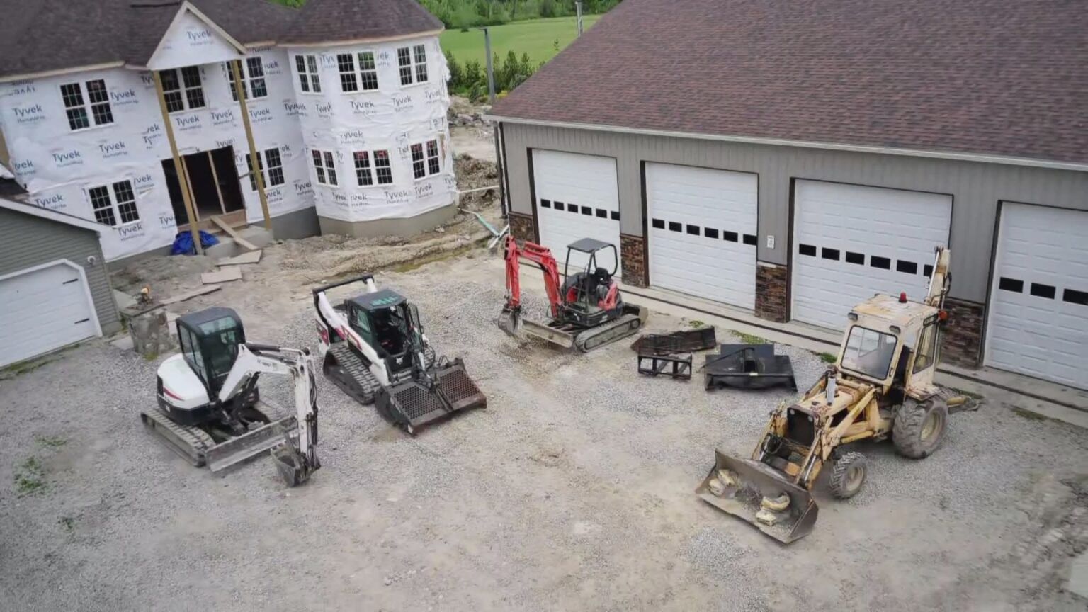 S&K Drain Cleaning excavation equipment