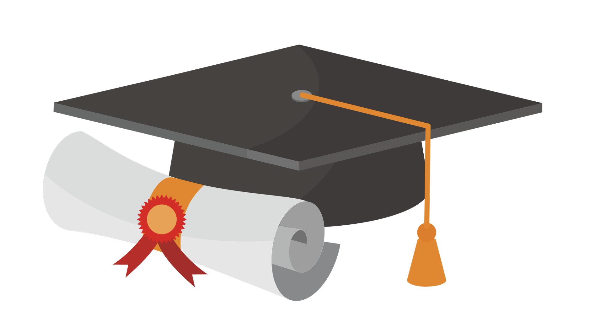 Icono de mención honorífica — birrete de graduación