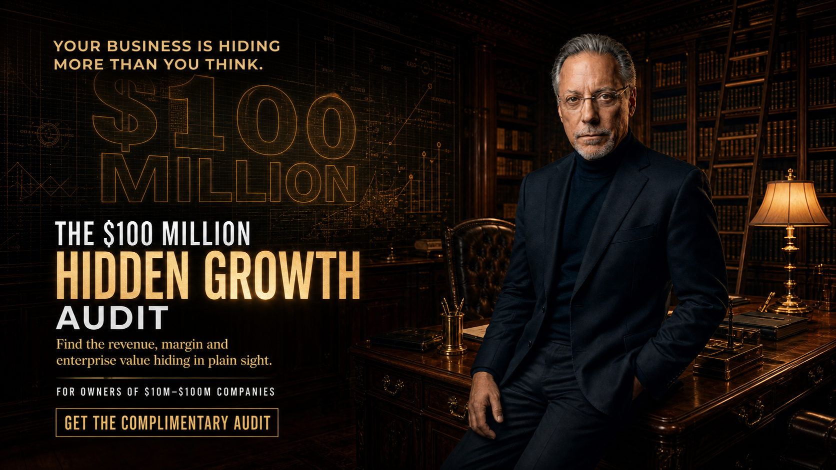 Jay Abraham, Founder of The Abraham Group, in his private study