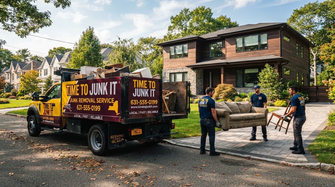Residential Junk Removal service on Long Island — Time To Junk It