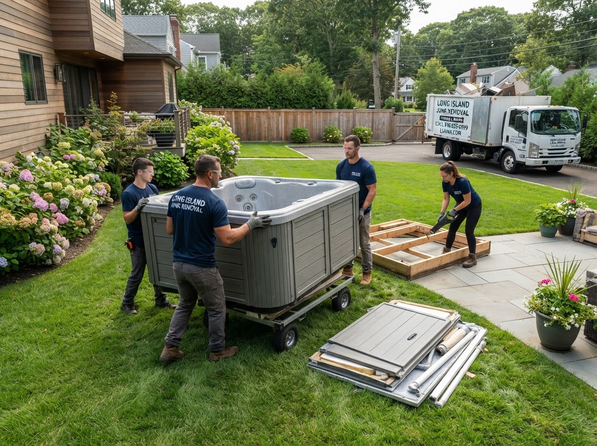 Hot Tub Removal service on Long Island — Time To Junk It