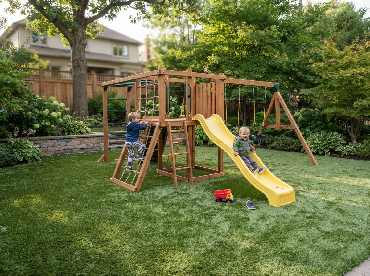 Playground artificial turf surface in Valley Stream NY