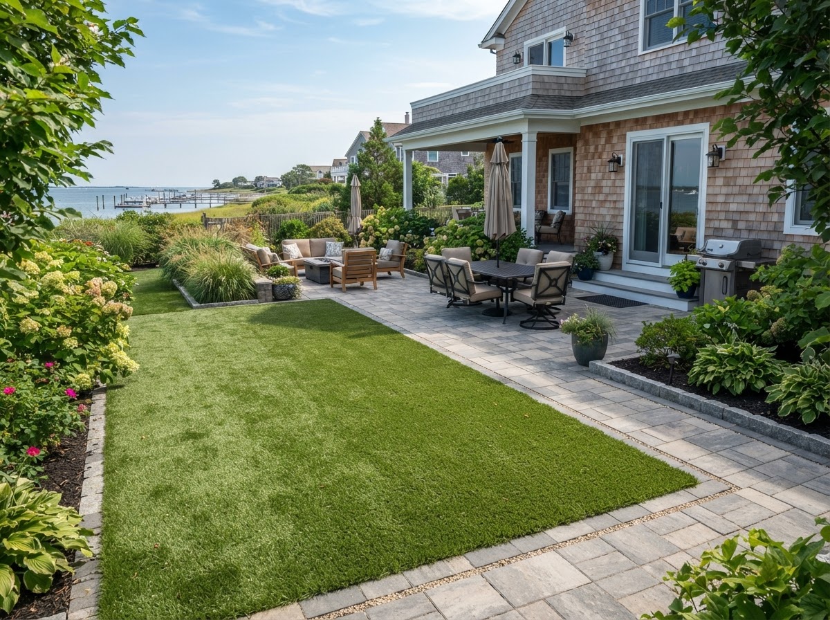 Artificial grass installation in Oceanside NY