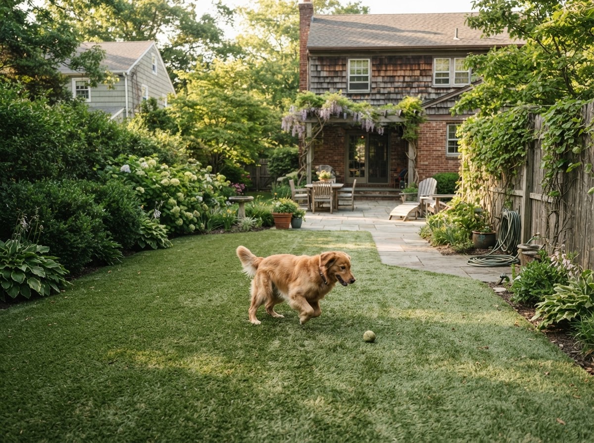 Pet turf installation in Rockville Centre NY