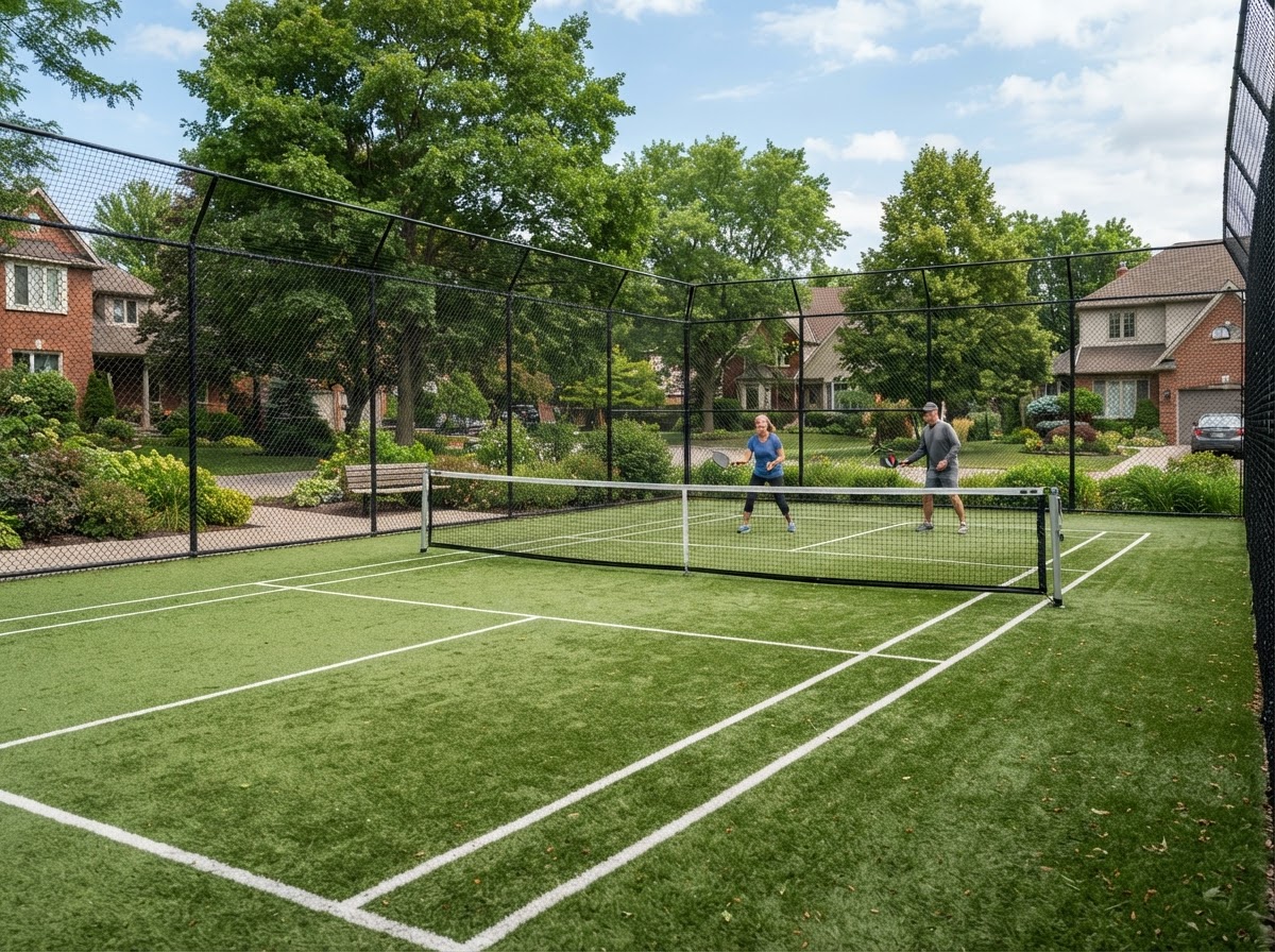 Artificial turf sports court installation in Valley Stream NY