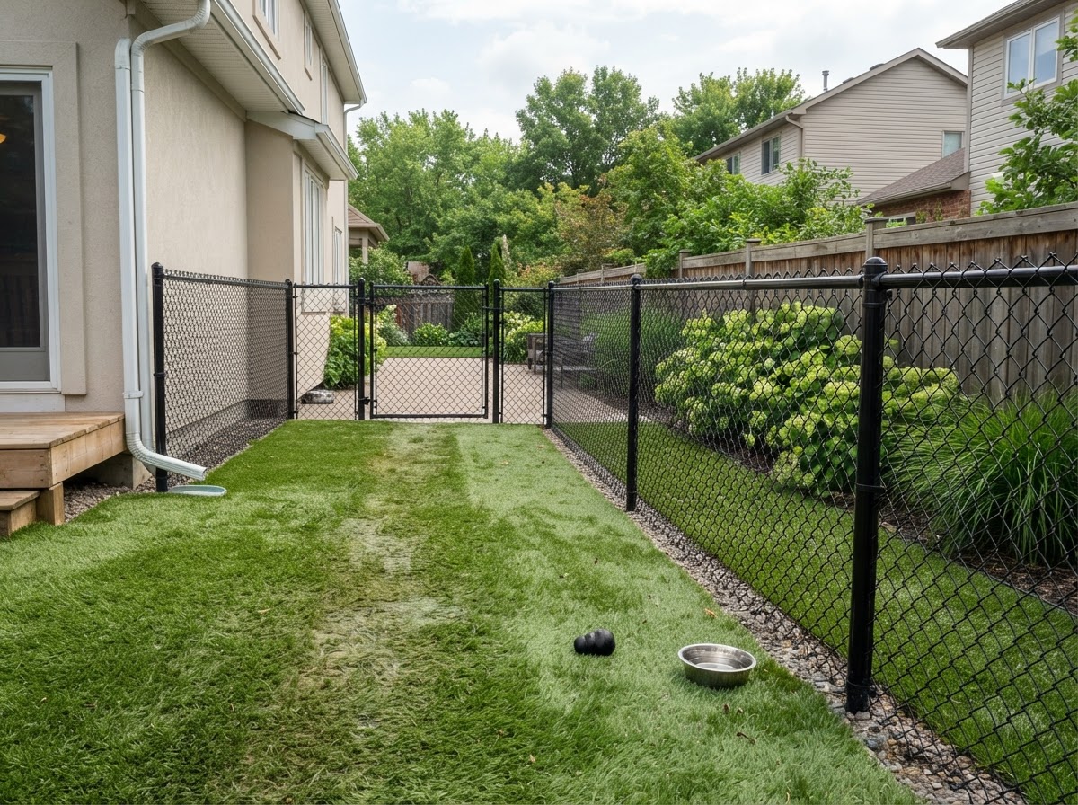 Artificial turf dog run in Valley Stream NY