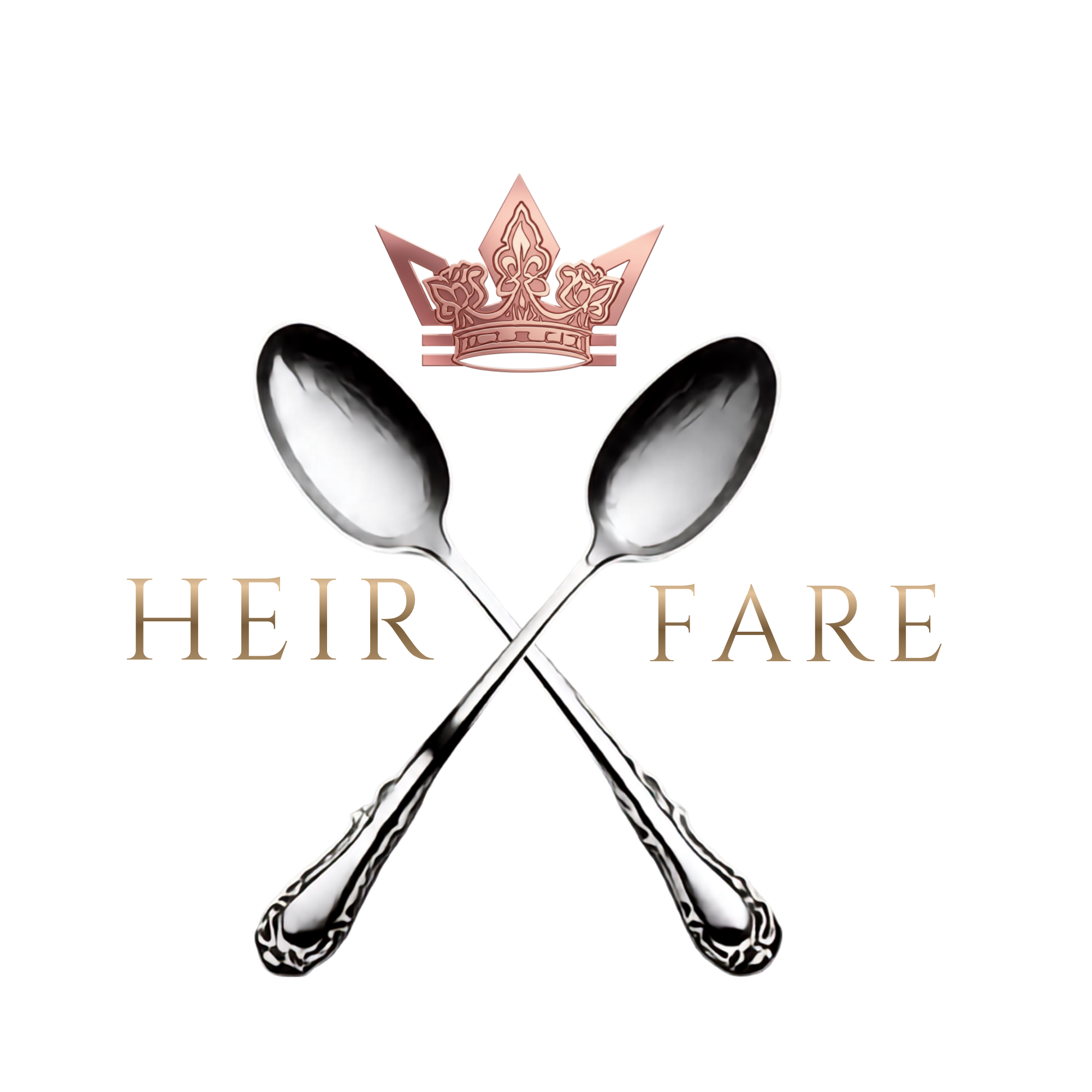 Heir Fare crown and crossed spoons mark