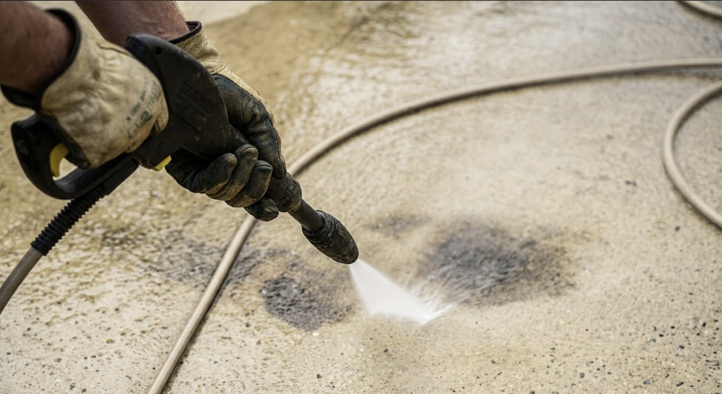 Pressure washing of paths, driveways and patios by J.A.H, Sunshine Coast