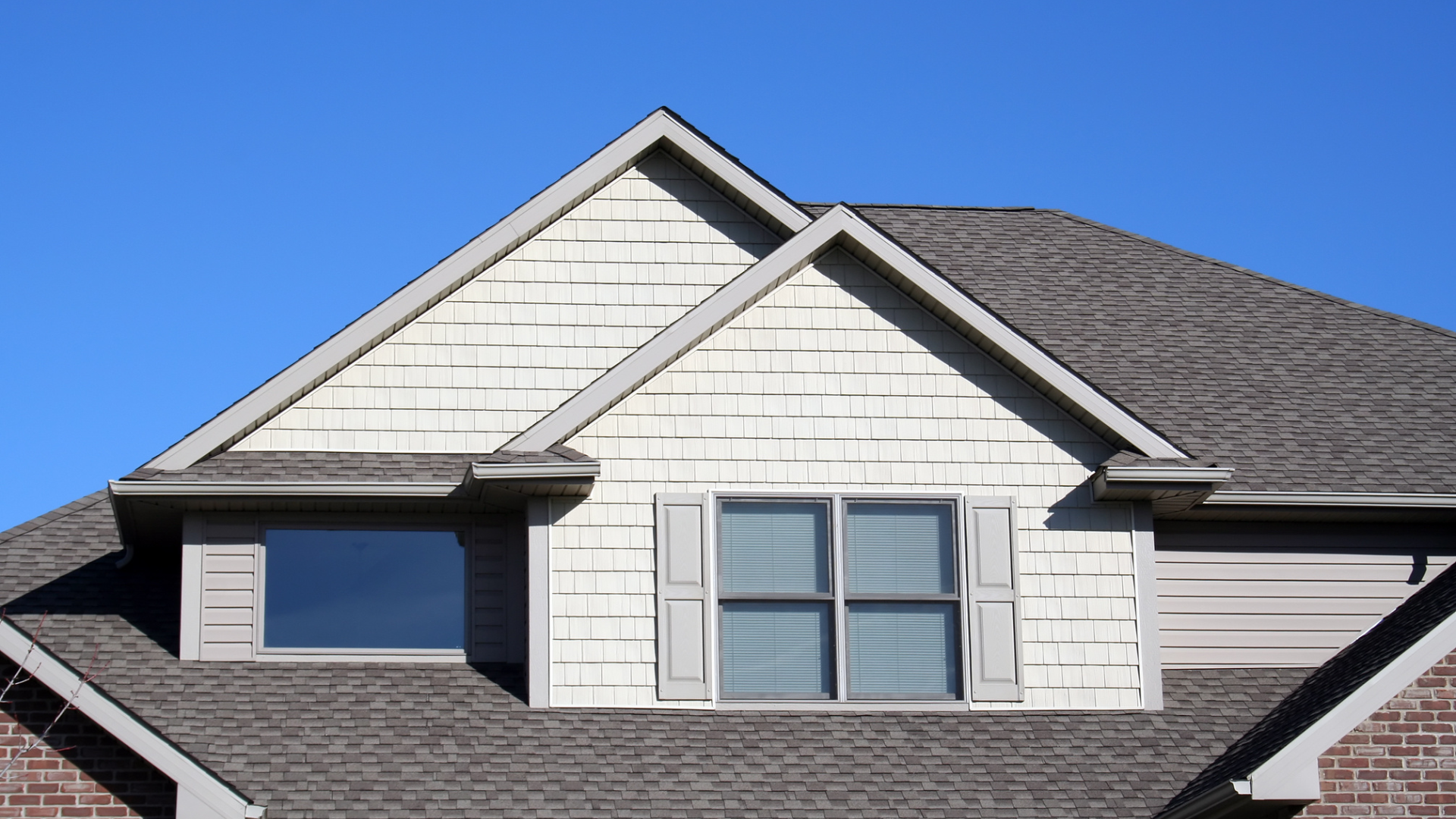Clean residential roof replacement on a North Texas home