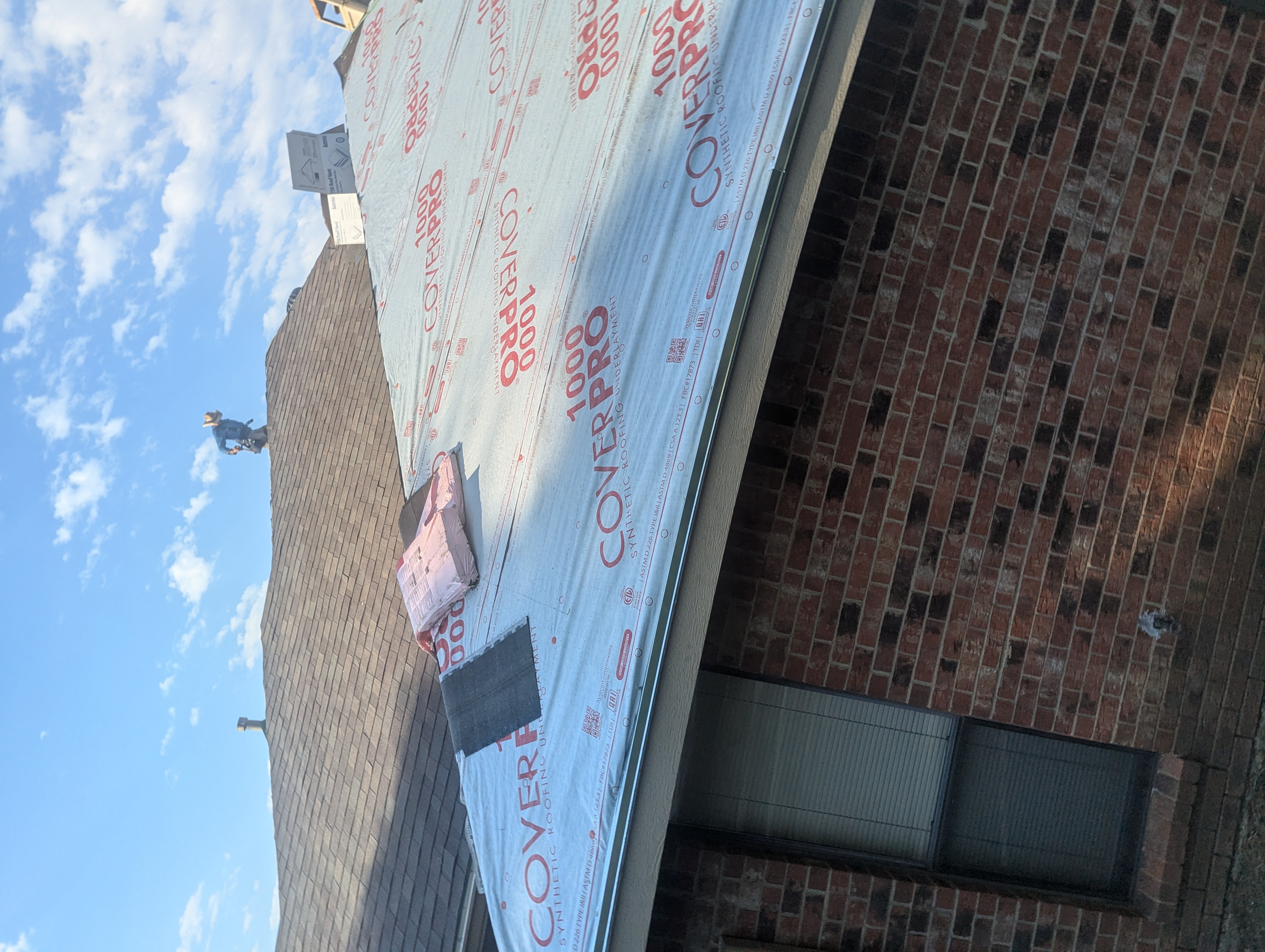 Decking repair and synthetic underlayment installation in Garland TX
