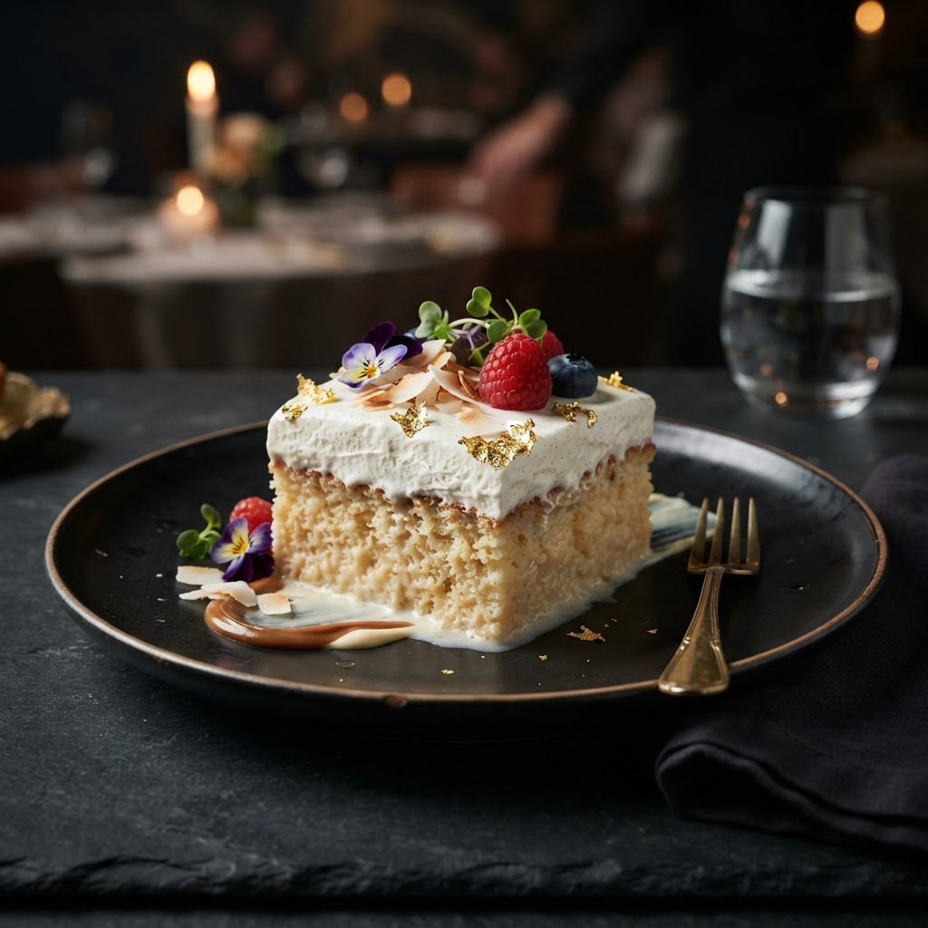 Tres Leches con Oro